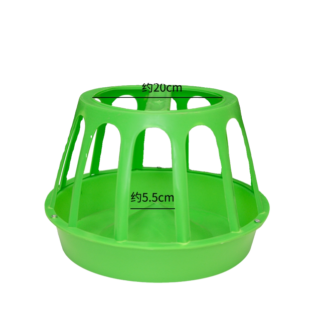 Feed trough for poultry breeding, large chicken trough, cooked glue, round chicken feeding trough, automatic drinking fountain for chickens