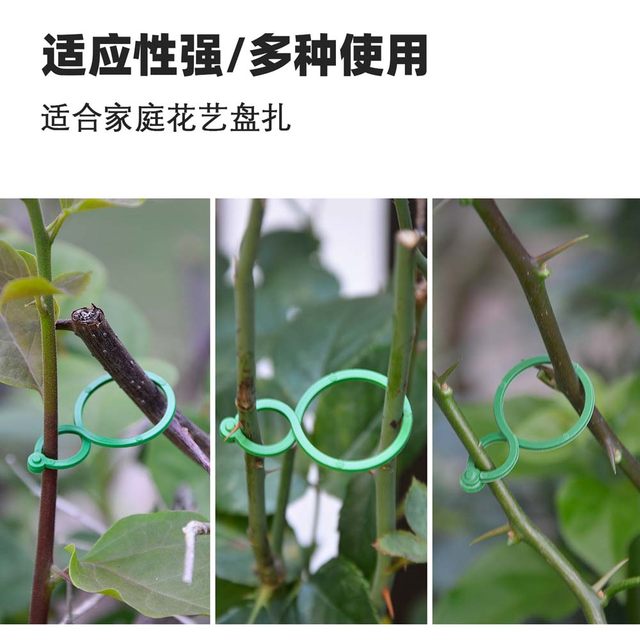 Cucumbers, tomatoes, beans, climbing vines, 8-character clips for green plants, vegetable bundles, vine fixing clips, garden tools, 8-character buckles, and 8-character clips