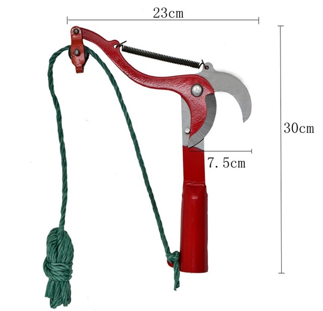 Send rope telescopic high-branch shears, high-altitude branch shears, fruit-picking shears, fruit-picking shears, pruning shears, scissors extension poles