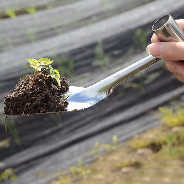 Shovel gardening, flower flower small iron shovel tool, home, multi -meat breeding dishes, digging soil plucking grass outdoor digging wild vegetable artifacts
