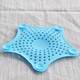 Starfish floor drain suction cup kitchen pool deodorant sewer anti-blocking bathroom mat sink drain plug filter