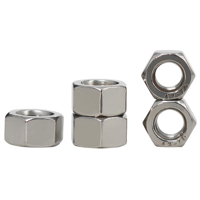 304/201/316 Stainless steel nuts hexagonal nut screw hat M5M6M8M10M14M16M20M24
