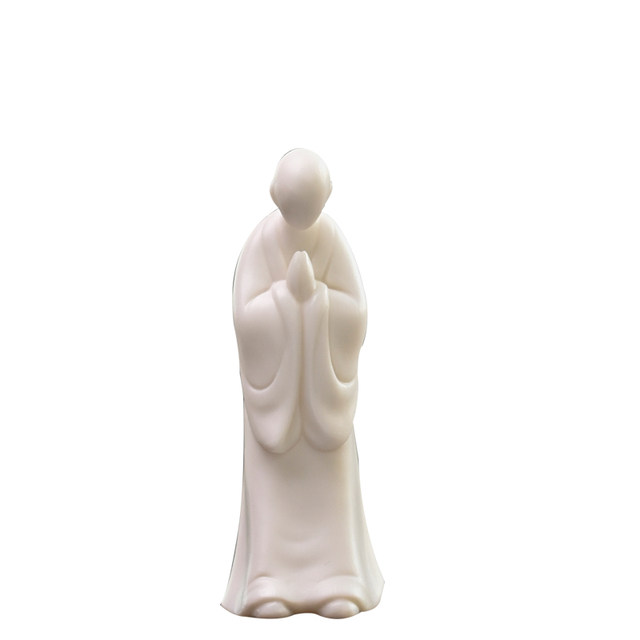
Zen ceramic figure, phaseless Buddha, Chinese style entrance ornaments, little monk, fish tank, bonsai, gardening, home living room decoration
