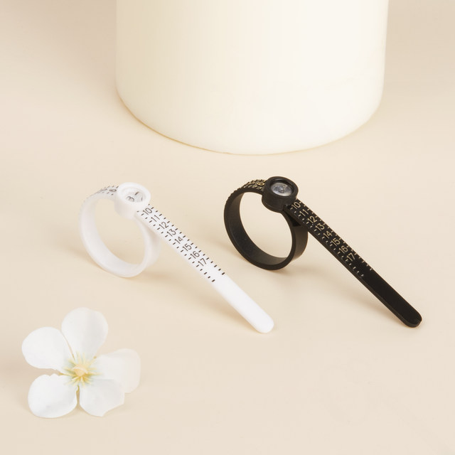 Finger measurement soft ruler with magnifying glass ring size ...