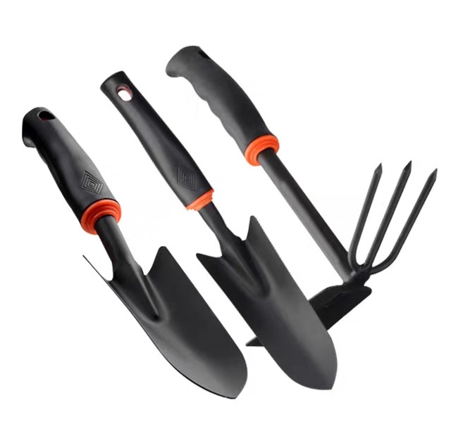Thickened small hoe for planting flowers, household small shovel for planting vegetables, raising flowers, digging wild vegetables and catching the sea shovel, five-piece set of gardening tools