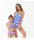 Parent-child scales, triangular bikini female mermaid one-piece swimsuit, beach hot spring parent-child swimsuit 79