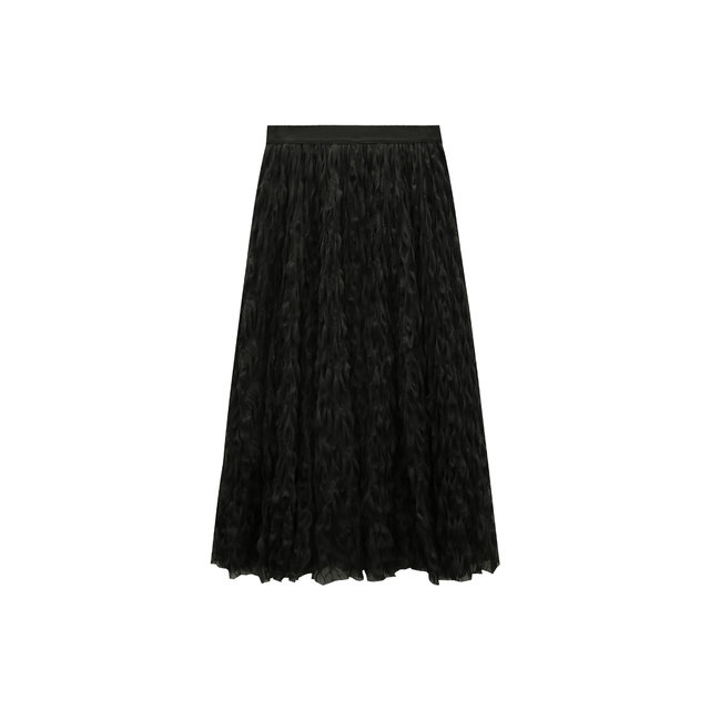 HVIVI wrinkled texture elastic waist mesh skirt for women in summer 2025 new versatile slim A-line umbrella skirt