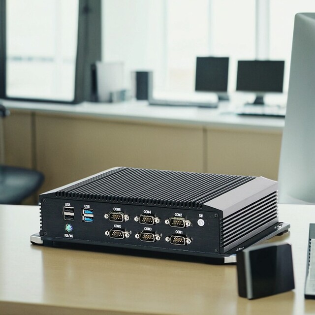 Zhanmei mini industrial computer embedded industrial host dual network ...