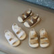 Baby boy sandals summer new baby 0-1-2 years old soft-soled non-slip toddler shoes girls open-toe beach shoes trendy 4
