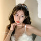 Happy birthday headband goddess rhinestone crown atmosphere headband party dress Korean hairpin headdress hair accessories