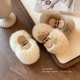 Maillard cute fur ball hairpin for women autumn and winter plush hairpin hair catcher high-end hairpin hairpin