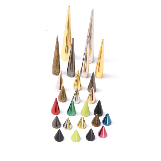 Copper bullet spike series DIY metal rivet pet collar non-mainstream punk rivet jewelry accessories