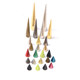 Copper bullet spike series DIY metal rivet pet collar non-mainstream punk rivet jewelry accessories