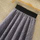 Retro embroidered lace skirt for women in summer new zippered a-line small skirt big umbrella skirt short skirt