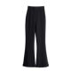 Large size narrow suit pants for women in autumn and winter new style fat mm pear figure plus velvet wide-leg straight micro-flare horseshoe pants
