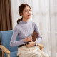 Tang Lion's bottoming shirt female inside the autumn and winter new semi -high -necked long -sleeved sweater tops slim sweater black and white
