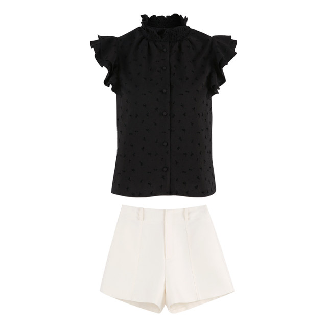 Korean Lin black sleeveless shirt for women with high-end light luxury age-reducing style 2025 new spring and summer temperament top

