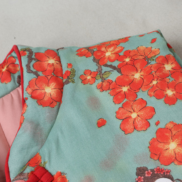 
Little Tang Dynasty cotton vest for women winter new Chinese style disc buckle diagonal placket waistcoat for mother to wear inside warm vest