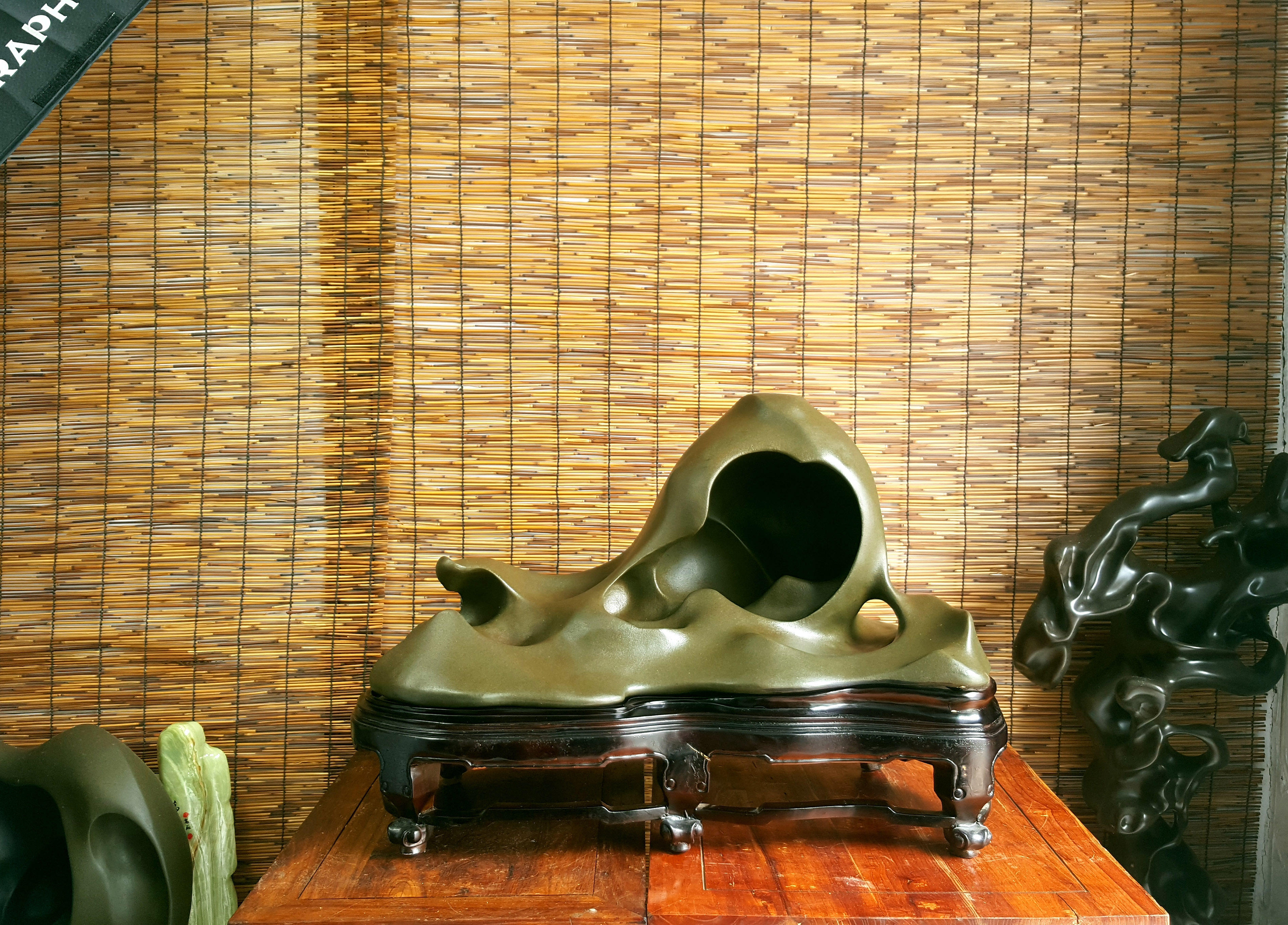 广西特价精品奇石摩尔石原石老皮水锈 四大名石 大化石 灵璧石