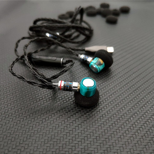 DIY custom flat -headed small size magnetic sports Bluetooth wireless HiFi wired headphones human audio earplug

