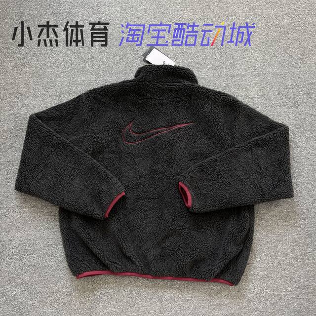 Nike/Nike Men's double-sided warm lamb velvet casual sports jacket coat FV8588-010