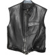 2024 autumn high -level sense stand -up leather vest ladies sheep leather sheepskin vest, shoulder carrier horse clip short jacket