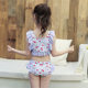 2025 New Children's Swimwear Girls Swimwear Baby Summer Vacation Split Swimming Set Equipment Triangle Skirt Style