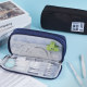 Languo Xueba pencil case 2024 new popular multi-functional four-flavor bookstore simple large-capacity pencil case boy high-looking fabric children's pencil case primary and secondary school students learning stationery bag