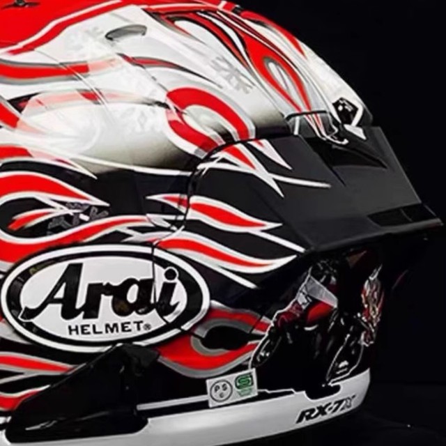 Suitable for Arai rx7x neo XD GX painted modified tail helmet competition large tail spoiler