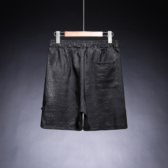 Xiangyunsha men's mulberry silk casual pants thin five-point pants Chinese style men's shorts 2025 new summer
