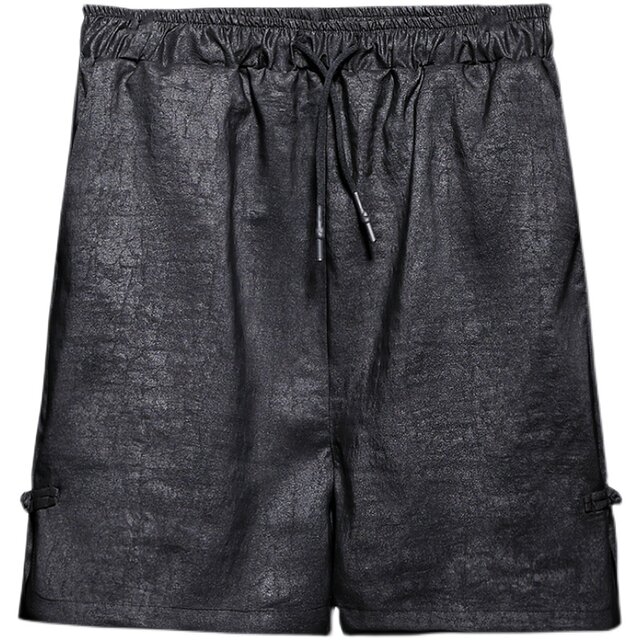 Xiangyunsha men's mulberry silk casual pants thin five-point pants Chinese style men's shorts 2025 new summer
