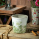 Nordic retro garden living room handmade old ceramic flowerpot gardening flowers and green plants succulent breathable household flower pots