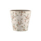 Small floral ceramic ice crack hand-painted flower pot Nordic modern gardening flower green planting desktop creative ornament