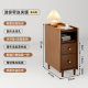 Solid wood bedside table full -solid wood small 30 cm narrow cabinet home bedroom 20 cm bedside ultra -narrow pinch cabinet