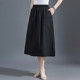2023 new fashion trend skirt mid-length skirt for women summer pocket skirt A-line long skirt spring