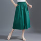 2023 new fashion trend skirt mid-length skirt for women summer pocket skirt A-line long skirt spring