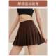 Large size sports short skirt for women in summer new high-waisted slim pleated skirt running fitness skirt pants skirt tennis skirt
