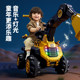 Children's excavator toy car can sit on a boy's remote control electric excavator can sit on a large-scale engineering truck hook machine