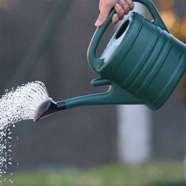 Large -capacity Plastic sprinkler pouring flower pot pouring kettle kettle house 5L8L9L12L long -mouth gardening small shower