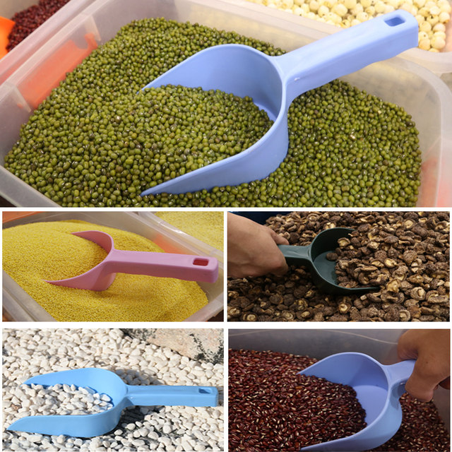Thickened large soil shovel flat bottom gardening loosening tool digging soil vegetable shovel beach children's plastic ice shovel small shovel