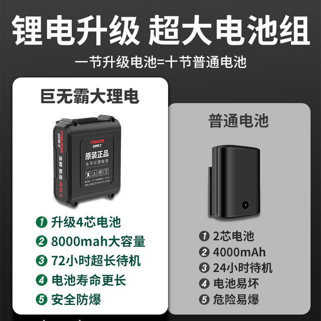 Laser Level High Precision High Light Thin Line Household Small Engineering Measurement Five-line Green Light Automatic Leveling Meter

