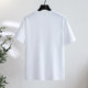 White short -sleeved T -shirt Female summer new cotton loose thin, thin, neutral men and women in the white embryo can dye the bottoming shirt
