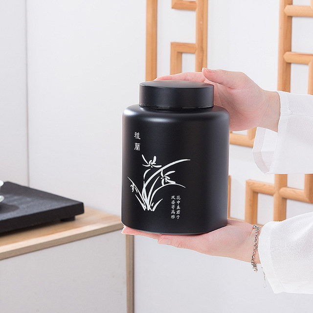 Stainless steel sealing tea tank moisture -proof tea tank tea packaging ...