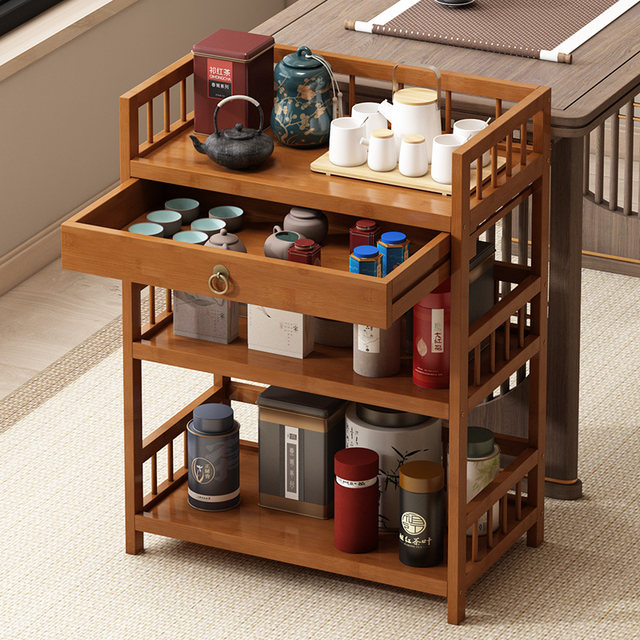 Tea table, small tea table, household tea table, tea table side cabinet ...