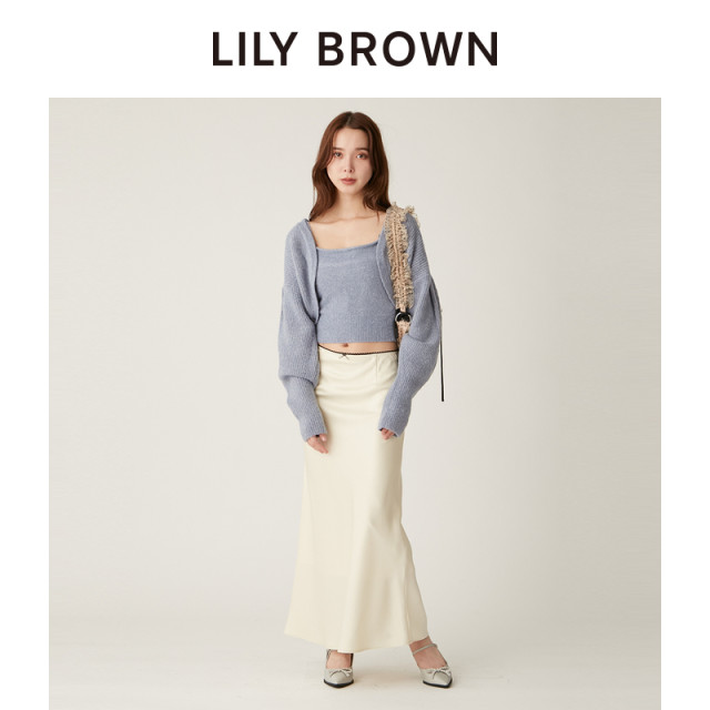 LILY BROWN autumn and winter style retro temperament lace high waist fish tail skirt LWFS244091