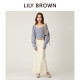 LILY BROWN autumn and winter style retro temperament lace high waist fish tail skirt LWFS244091