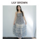 LILY BROWN spring and summer sweet and slightly see-through high-waist versatile gauze skirt skirt LWFS242106