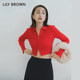 LILY BROWN autumn and winter style sweet high waist irregular slim fishtail skirt LWFS234098