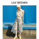LILY BROWN spring and summer sweet and slightly see-through high-waist versatile gauze skirt skirt LWFS242106