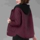 Middle-aged and elderly women's thin cotton jacket short cotton jacket 2024 new cotton jacket mother's autumn and winter cotton jacket women